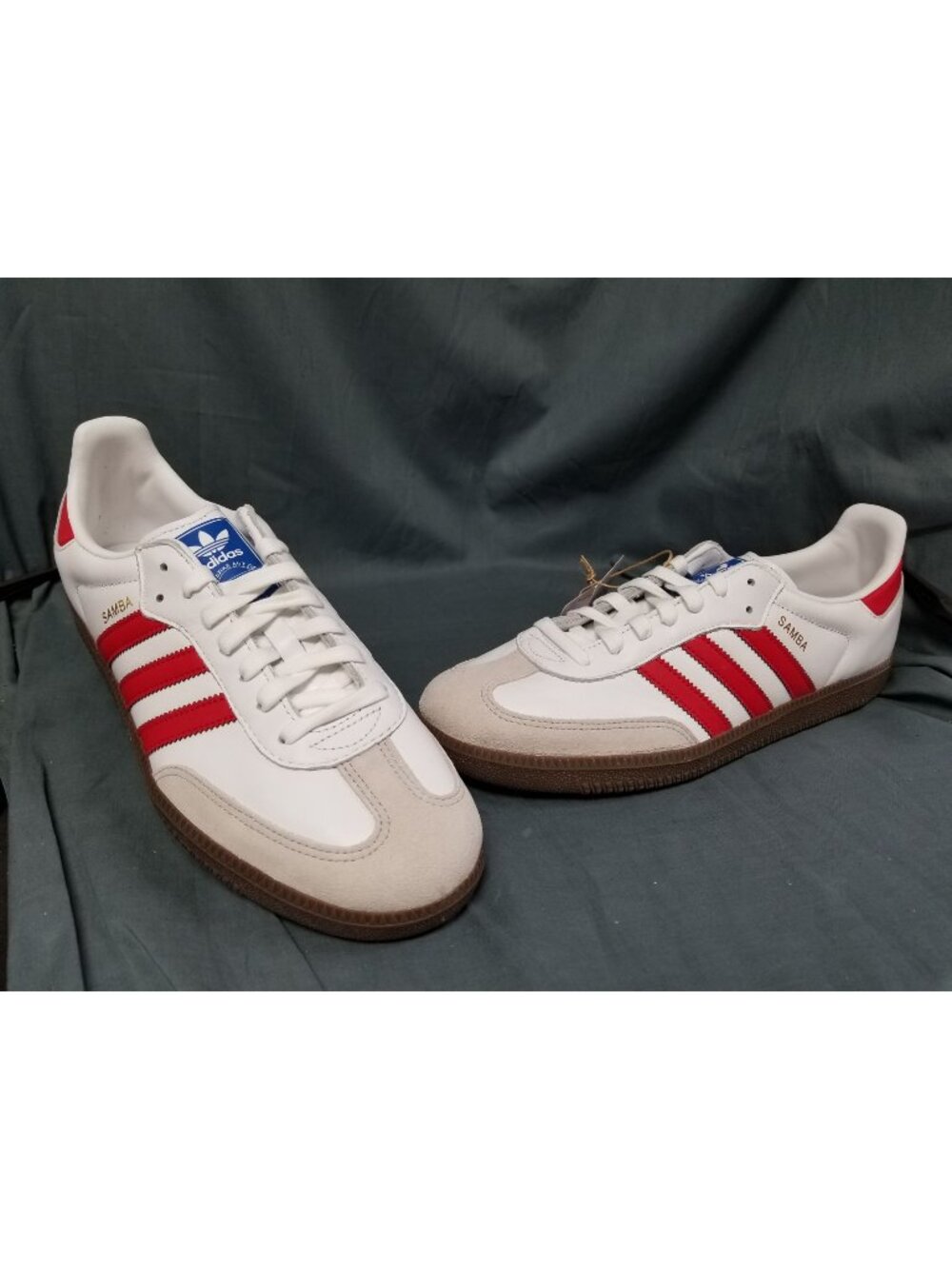 Adidas Samba OG White Better Scarlet Men's Size 10.5 NEW NO BOX!